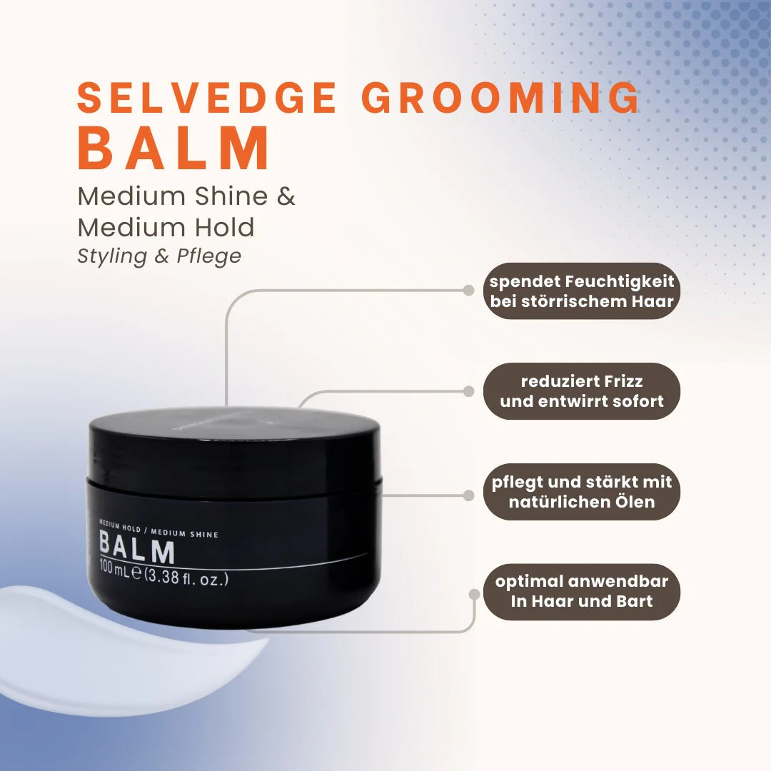 Selvedge Grooming Balm für Haar & Bart